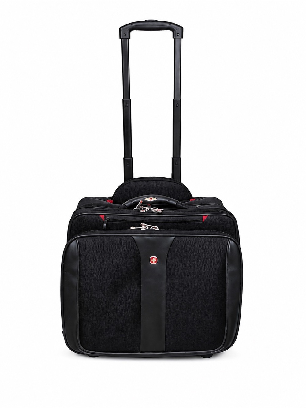 SwissGear Black Rolling Laptop Case with Telescoping Handle